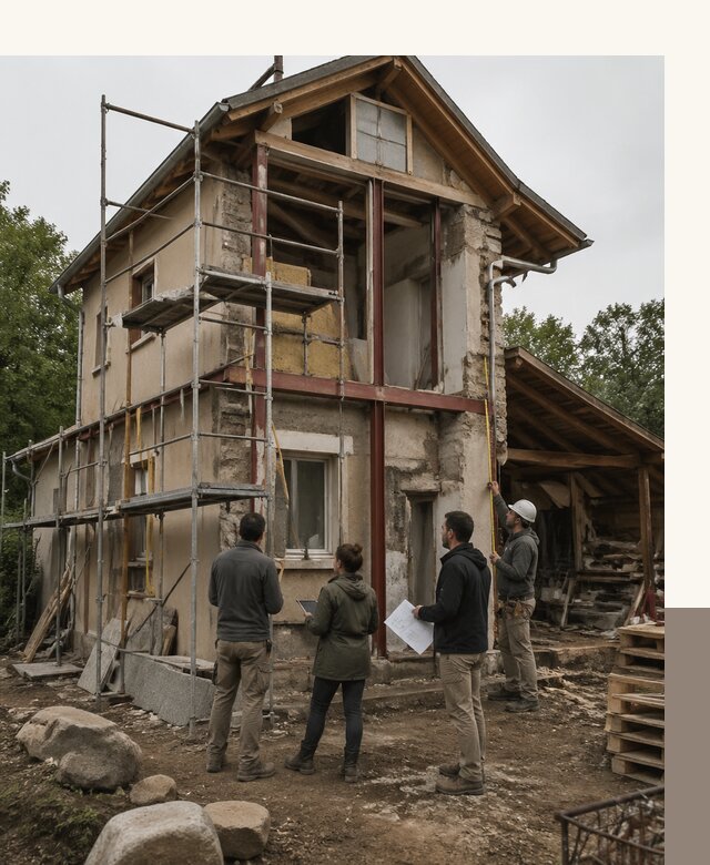 Реконструкция загородного дома под ключ в Владимире от бюро