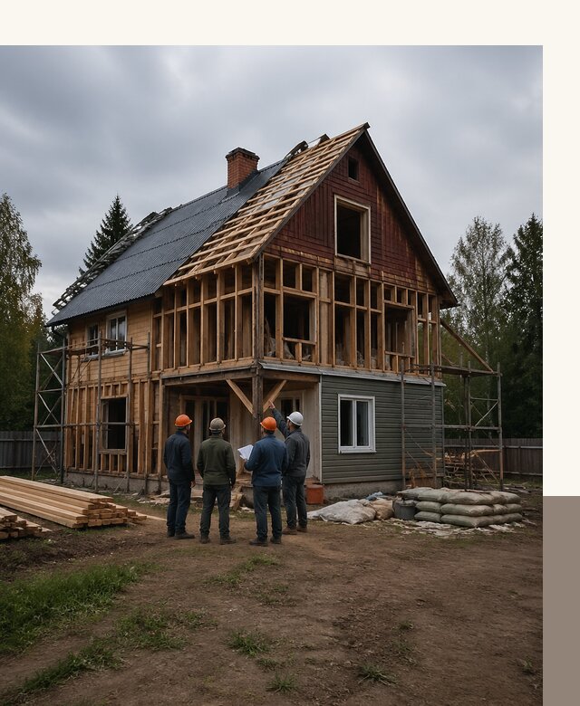 Реконструкция дачного дома в Владимире под ключ с проектом