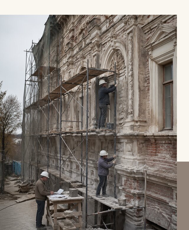 Реставрация объектов культурного наследия под ключ в Владимире