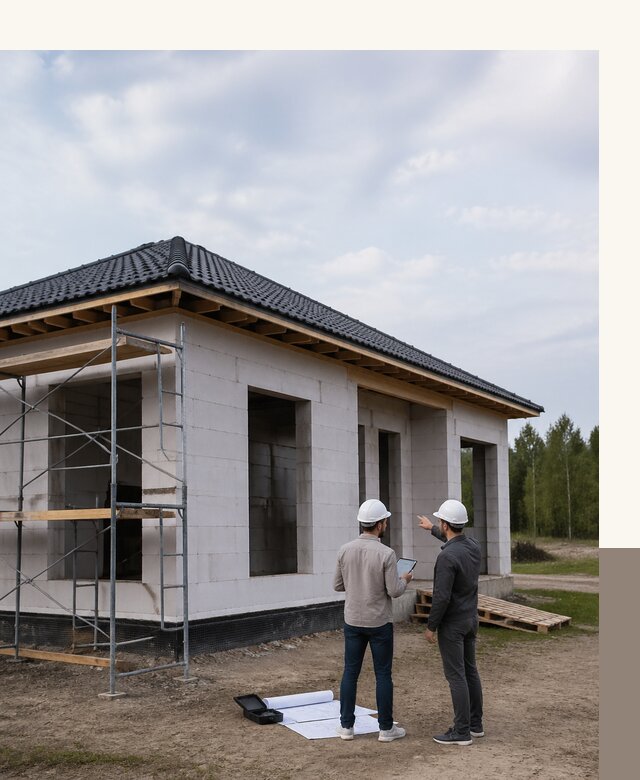 Проектирование одноэтажных домов из газобетона в Владимире